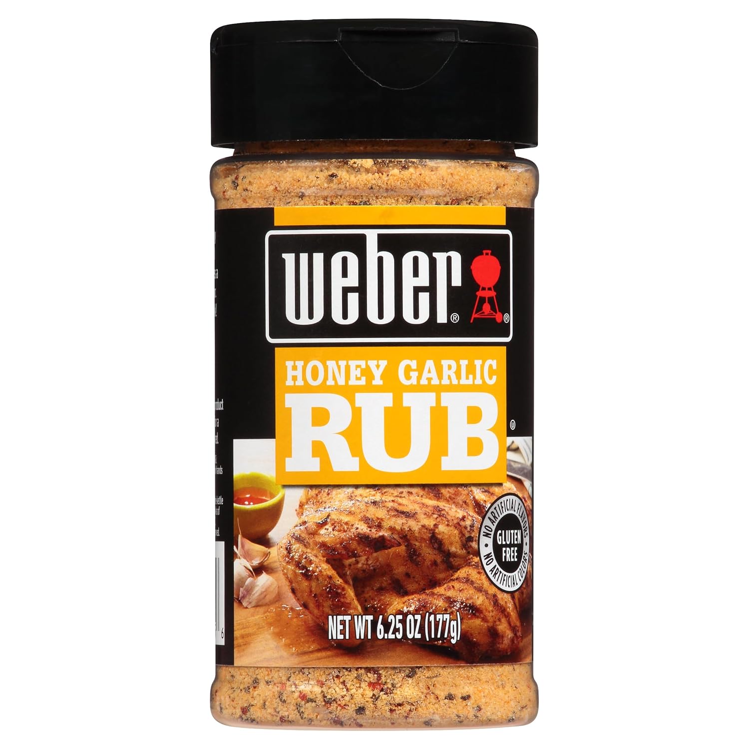 Weber Honey Garlic Rub, 6.25 Ounce Shaker